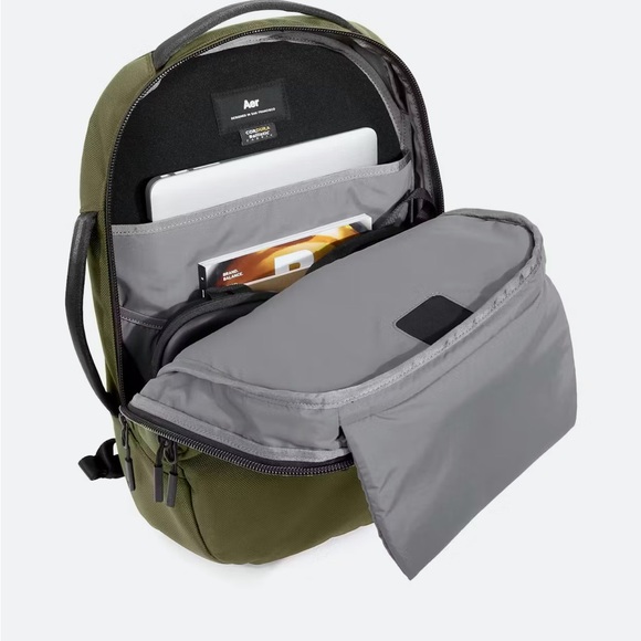 Aer City Pack (14L) Compact backpack in Huckberry Exclusive Ranger Green color - Picture 10 of 12